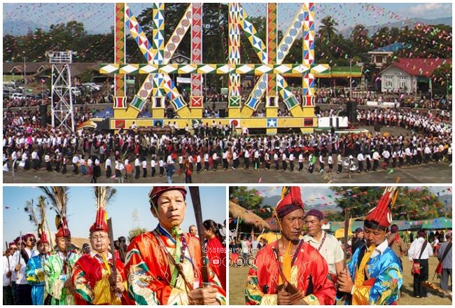 Légende du festival Kachin Manaw