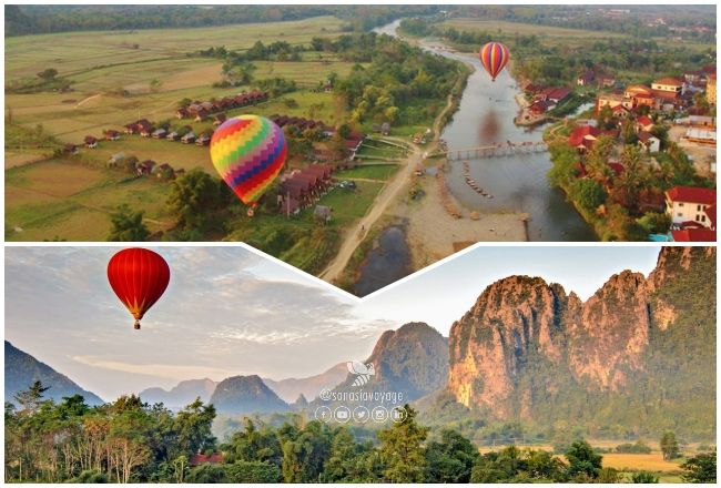 Montgolfière Vang Vieng