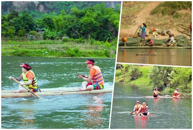 Rafting en bambou