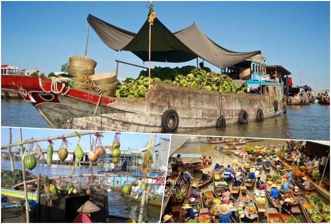 Marché flottant de Chau Doc