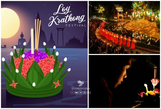 L'origine du festival Loy Krathong remonte à plus de 800 ans