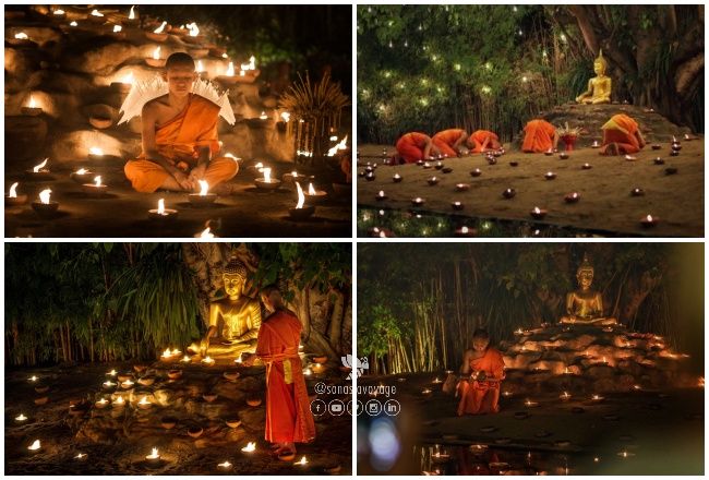 Journée Magha Puja en Thaïlande